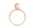 Кольцо "Дуэт" из серебра с речными жемчужинами "микс" 7-7,5 мм Кольцо "Дуэт" из серебра с речными жемчужинами "микс" 7-7,5 мм
