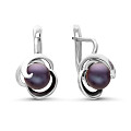 Серьги из серебра с жемчугом Серьги из серебра с жемчугом